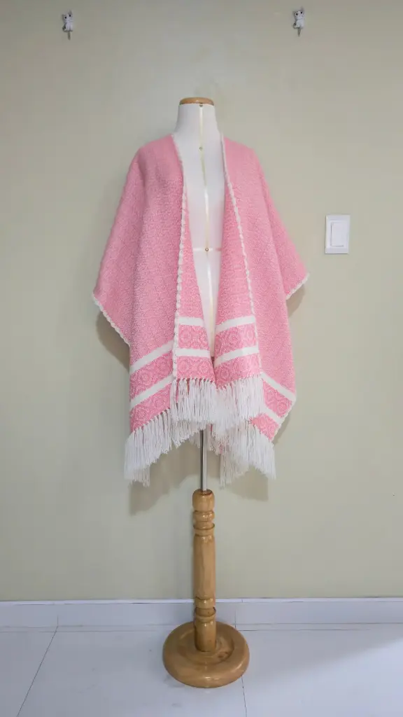 Ruana Amanecer Rosado