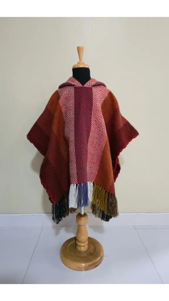 Poncho Terracota Dulce