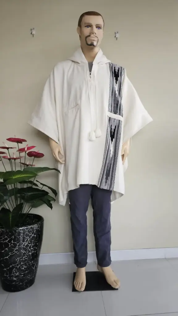 Poncho Personalizado Blanco