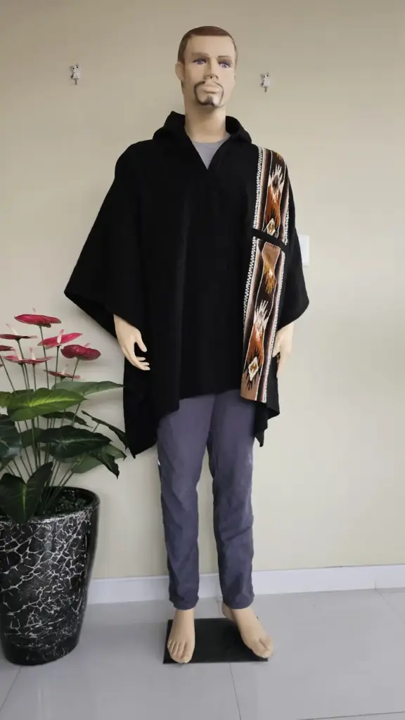 Poncho Personalizado Negro