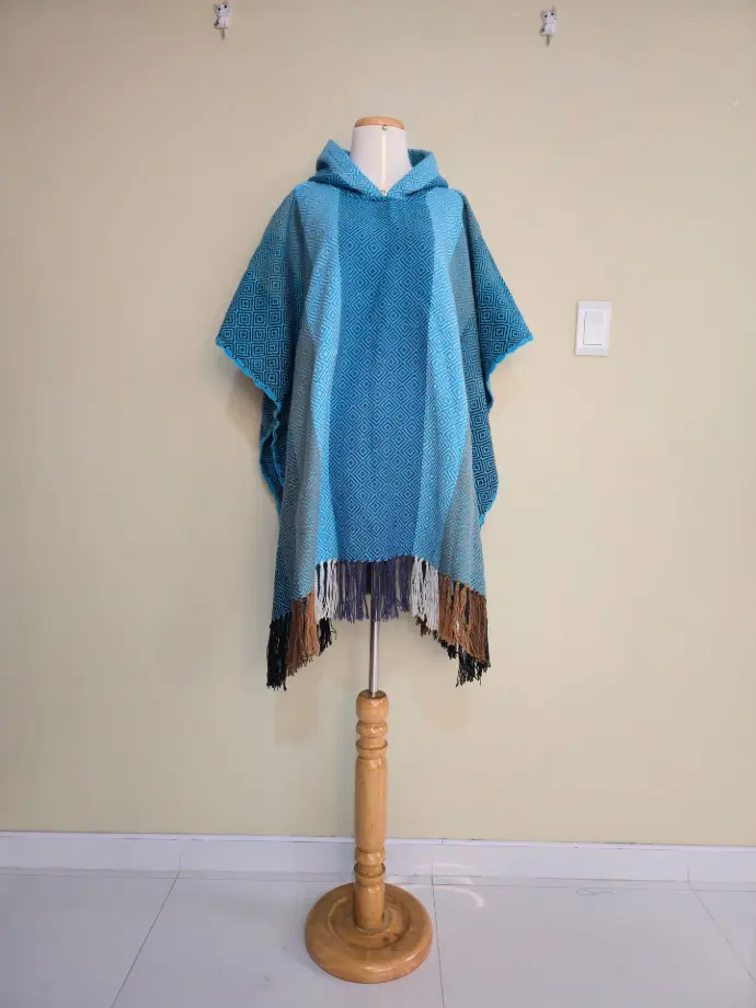Poncho Mosaico de los Andes