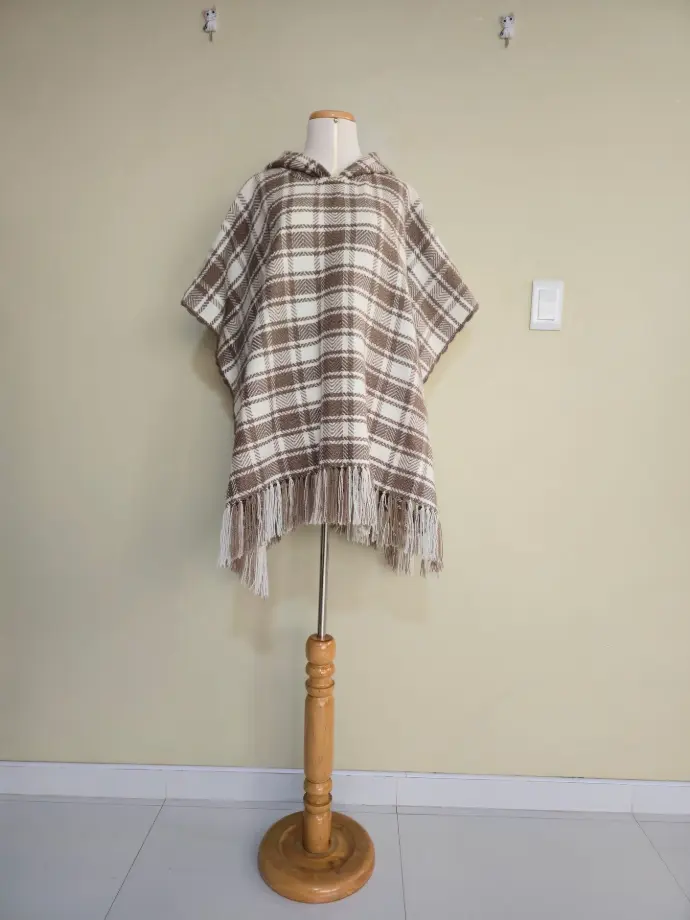 Poncho Americano Beige
