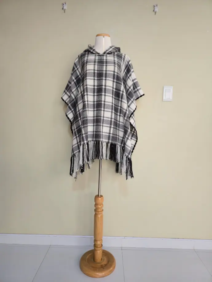 Poncho Americano Plomo