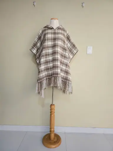 Poncho Americano Beige
