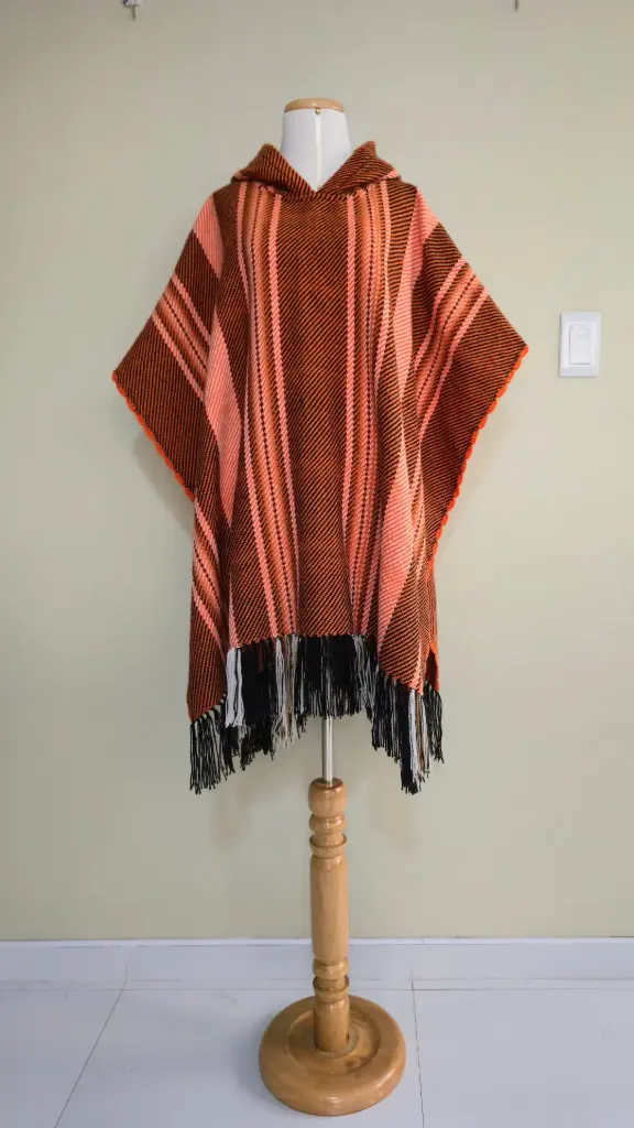 Poncho Andino Naranja