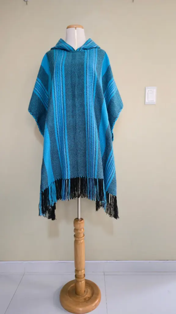 Poncho Turquesa Oceáno